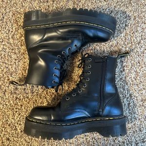 Dr. Martens Jadon Black Boots (W US 9)